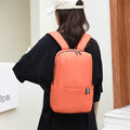 Solid Color Nylon Backpack Bag - Hovatok