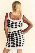 Davi & Dani Scoop Neck Wide Strap Top and Skirt Sweater Set - Hovatok