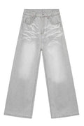 Wide Leg Jeans with Pockets - Hovatok
