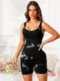 Tie-Dye Wide Strap Active Romper - Hovatok