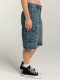 Mid-Rise Waist Denim Shorts with Pockets - Hovatok
