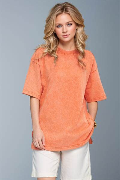Basic Bae Round Neck Half Sleeve T-Shirt - Hovatok