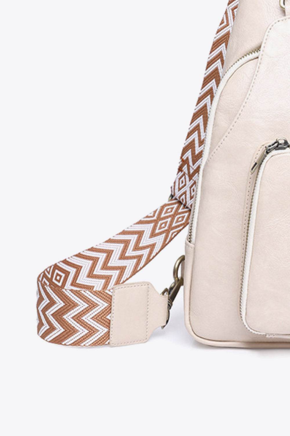 Adored Take A Trip PU Leather Sling Bag - Hovatok
