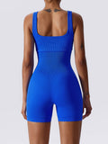 Basic Bae Ribbed Sleeveless Active Romper - Hovatok