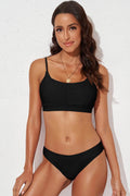 Scoop Neck Sleeveless Swim Set - Hovatok
