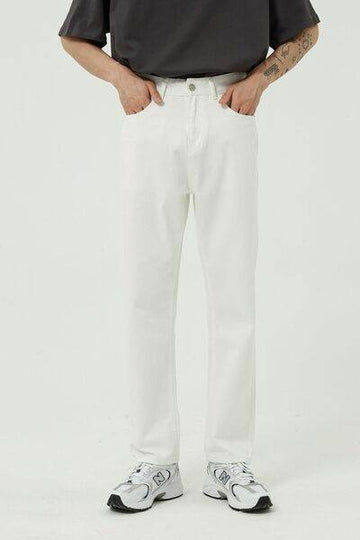 Straight Leg Jeans with Pockets - Hovatok