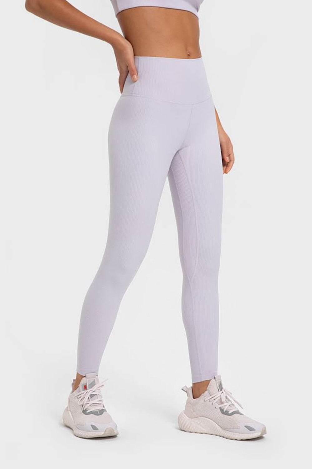 Millennia Highly Stretchy Wide Waistband Yoga Leggings - Hovatok