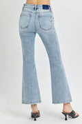 RISEN Full Size High Rise Ankle Flare Jeans - Hovatok