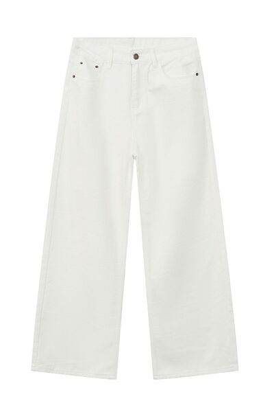 Wide Leg Jeans with Pockets - Hovatok