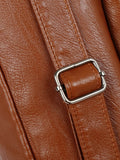 PU Leather Adjustable Strap Shoulder Bag - Hovatok