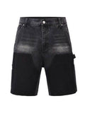 Men's Washed Cargo Denim Shorts - Hovatok