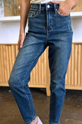 Judy Blue Full Size Tummy Control High Waist Slim Jeans - Hovatok