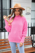 Angel Wings Turtle Neck Long Sleeve Pullover Sweater - Hovatok