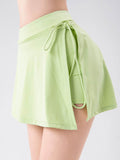 High Waist Active Skort with Pockets - Hovatok