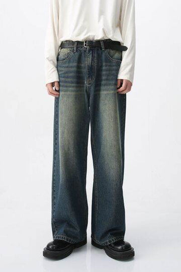 Wide Leg Jeans with Pockets - Hovatok
