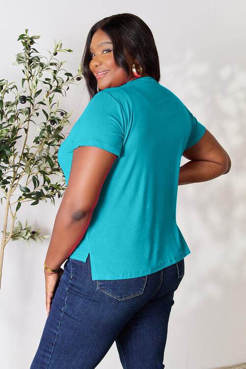 Basic Bae Full Size Round Neck Short Sleeve T-Shirt - Hovatok