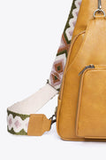 Adored Take A Trip PU Leather Sling Bag - Hovatok