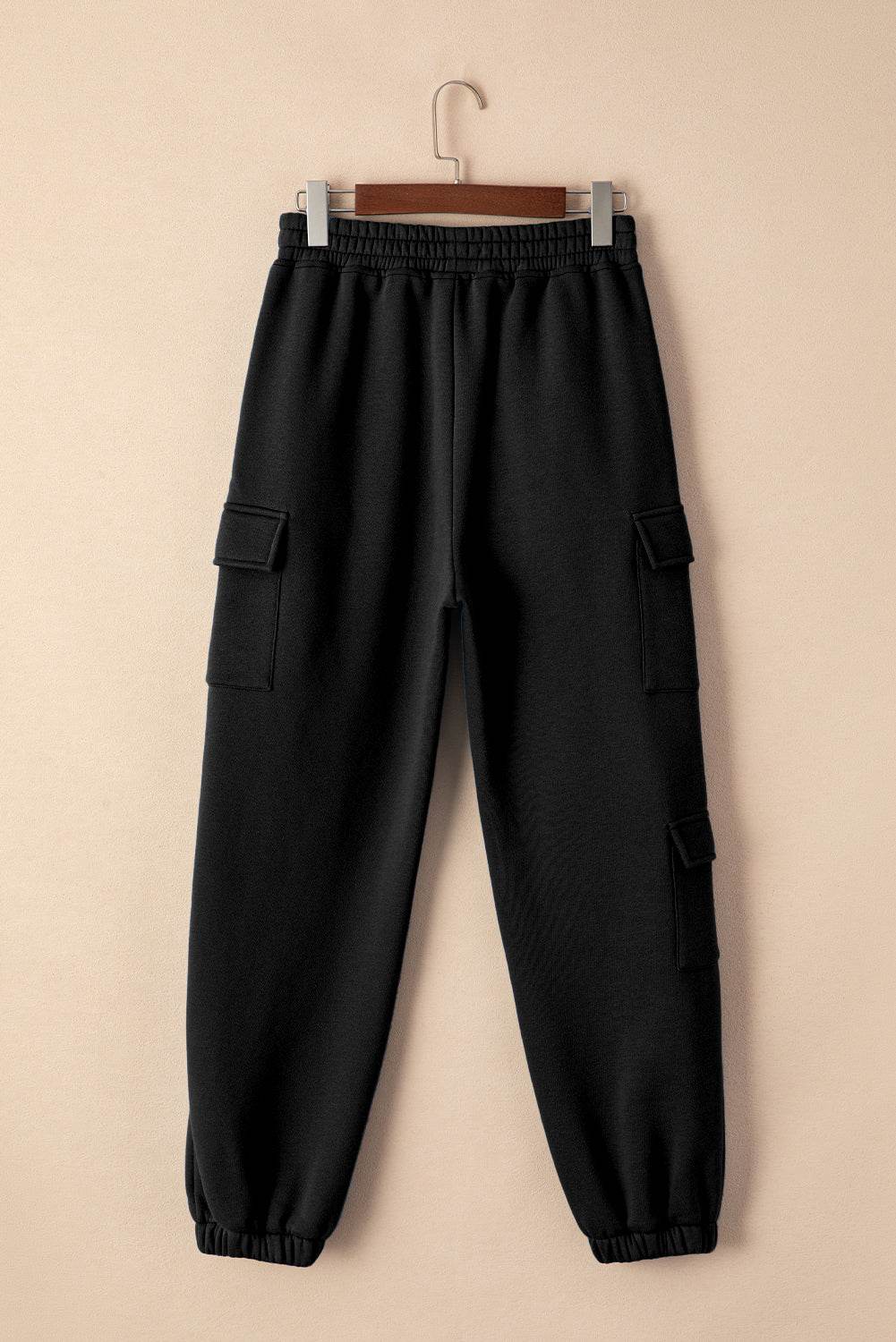 Pocketed Elastic Waist Active Joggers - Hovatok