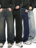 Wide Leg Jeans with Pockets - Hovatok