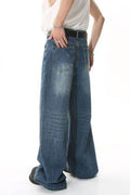 Wide Leg Jeans with Pockets - Hovatok