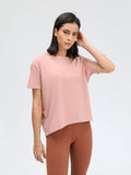 Millennia Round Neck Short Sleeve Active T-Shirt - Hovatok