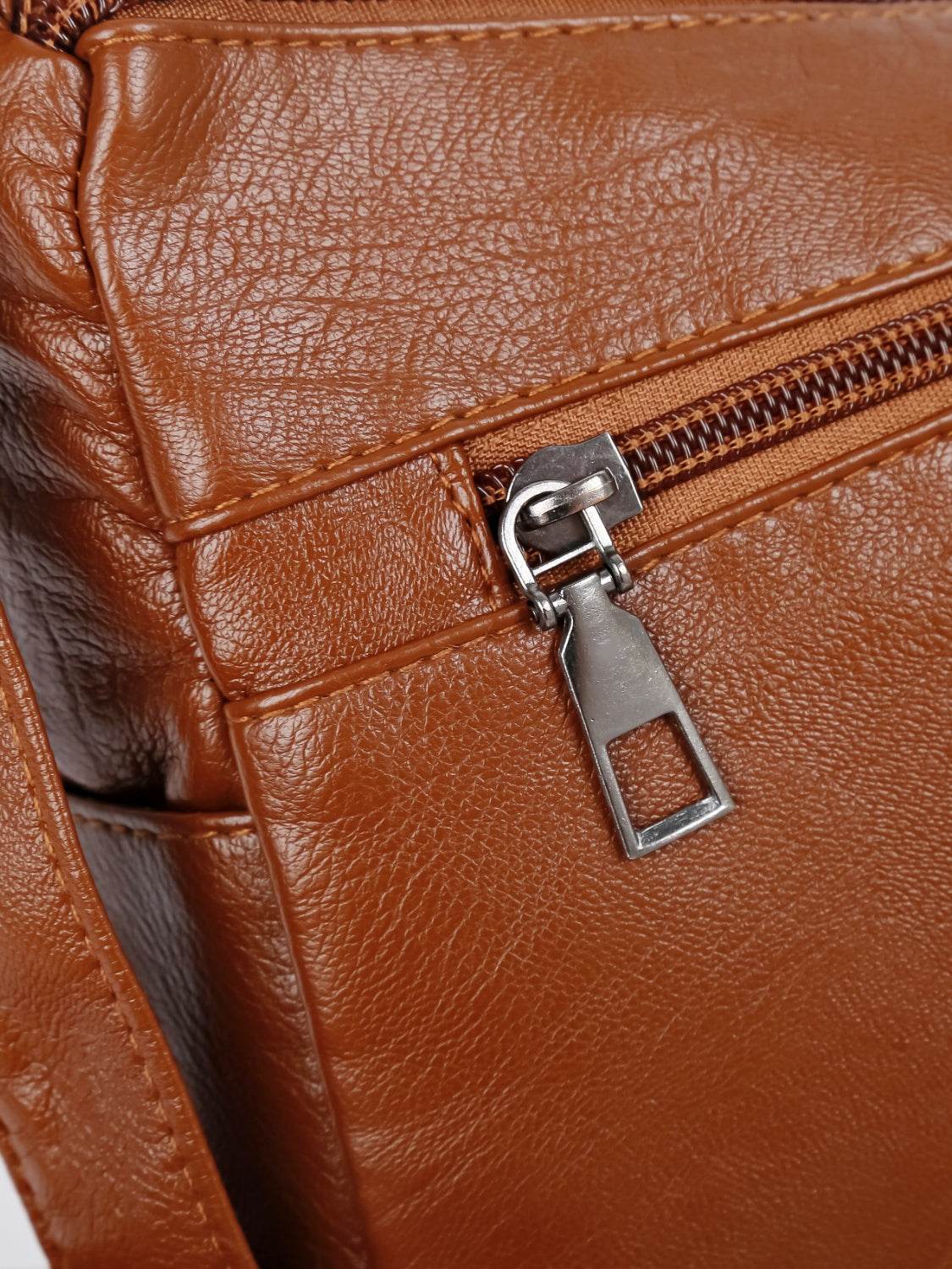 PU Leather Adjustable Strap Shoulder Bag - Hovatok