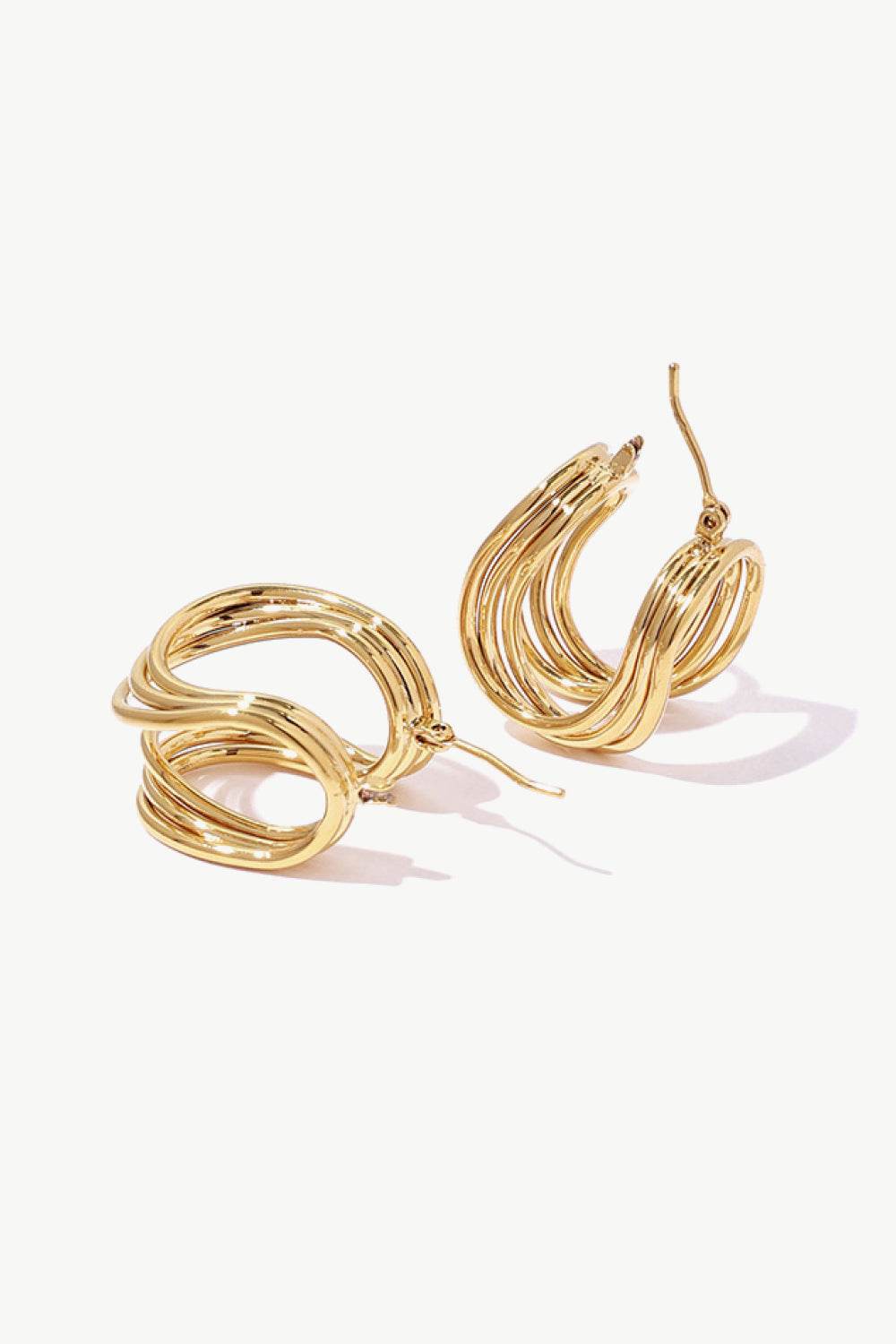 U-Shaped Hoop Earrings - Hovatok
