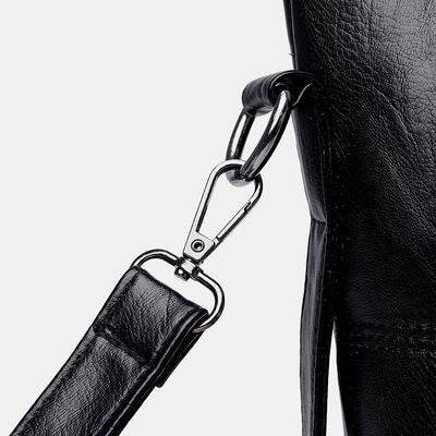 PU Leather Medium Handbag - Hovatok
