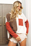 BiBi Color Block Brushed Checker Top - Hovatok