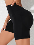 High Waist Active Shorts - Hovatok
