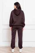 Drop Shoulder Long Sleeve Hoodie and Pants Set - Hovatok