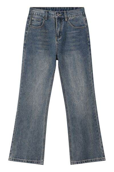 Mid Rise Jeans with Pockets - Hovatok