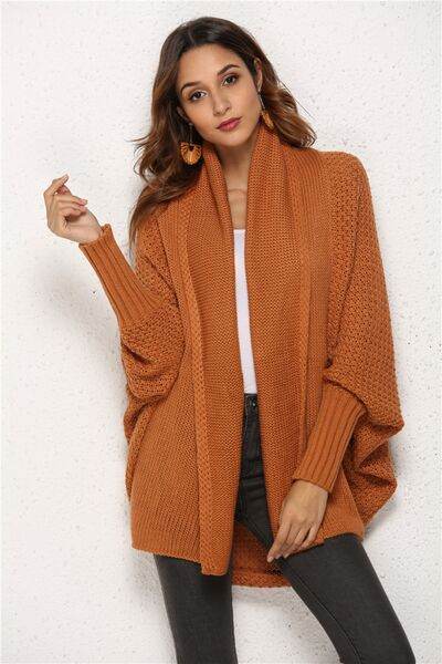 Angel Wings Open Front Batwing Sleeve Cardigan - Hovatok