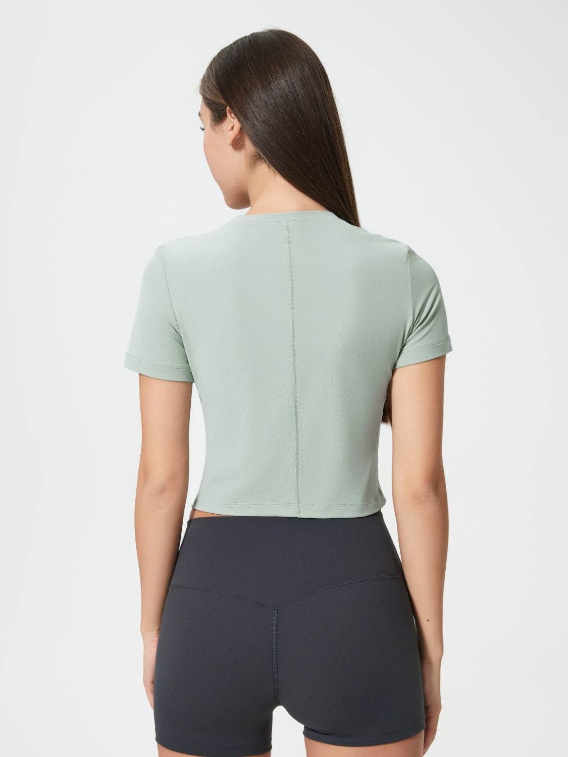 Millennia Round Neck Short Sleeve Active T-Shirt - Hovatok