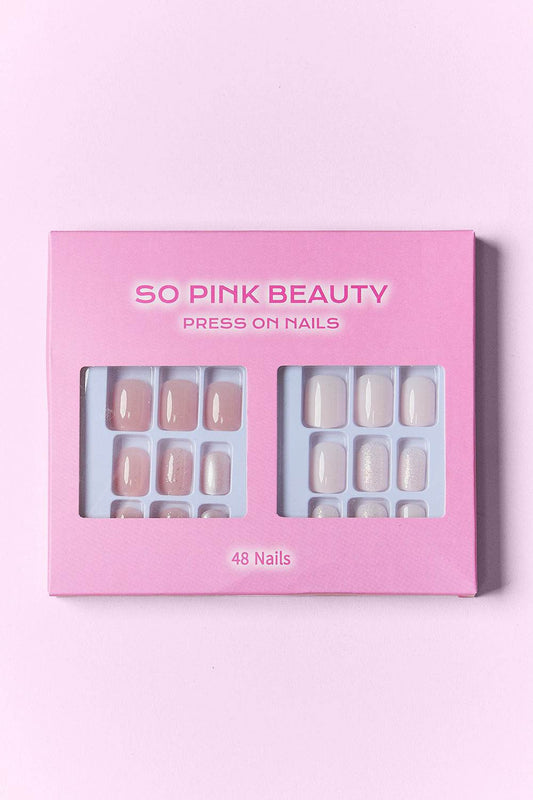 SO PINK BEAUTY Press On Nails 2 Packs - Hovatok