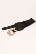 Shell Alloy Buckle Elastic Belt - Hovatok