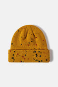 Confetti Rib-Knit Cuff Beanie - Hovatok