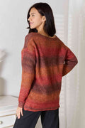 Angel Wings Gradient V-Neck Sweater - Hovatok