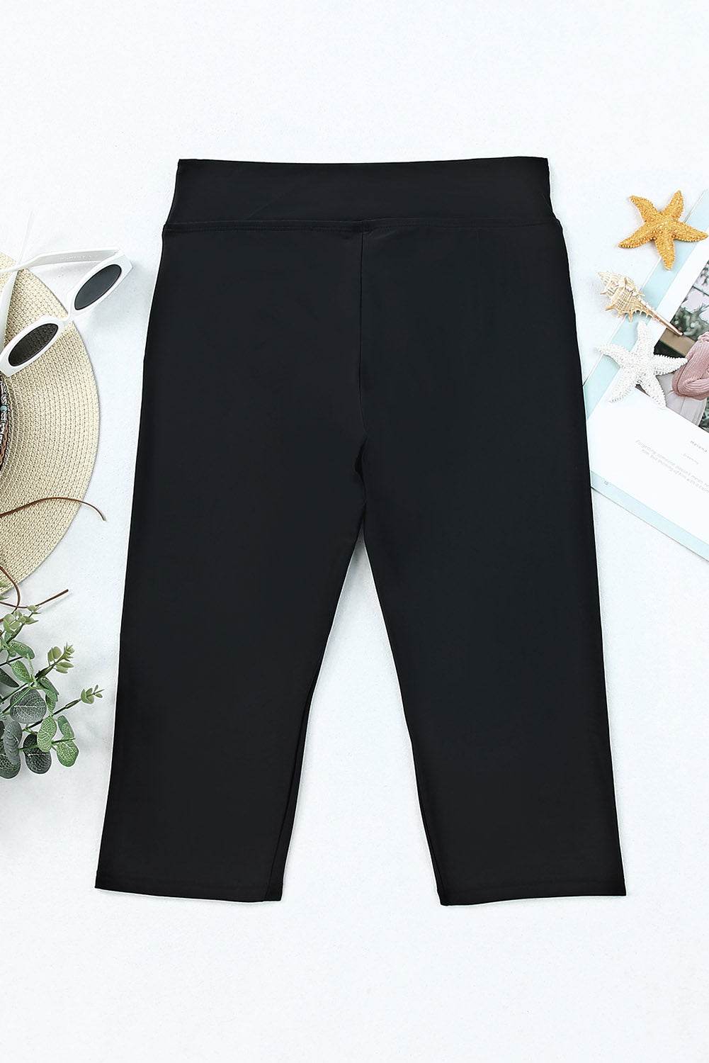 High Waist Swim Shorts - Hovatok