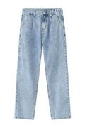 Mid Rise Baggy Jeans with Pockets - Hovatok