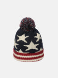 Roll Rim US Flag Knit Hat - Hovatok