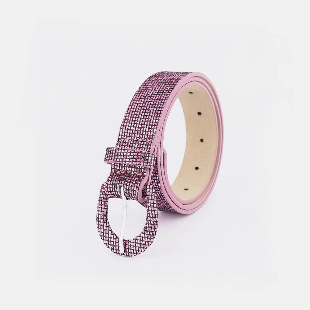 Sequin PU Leather Belt - Hovatok