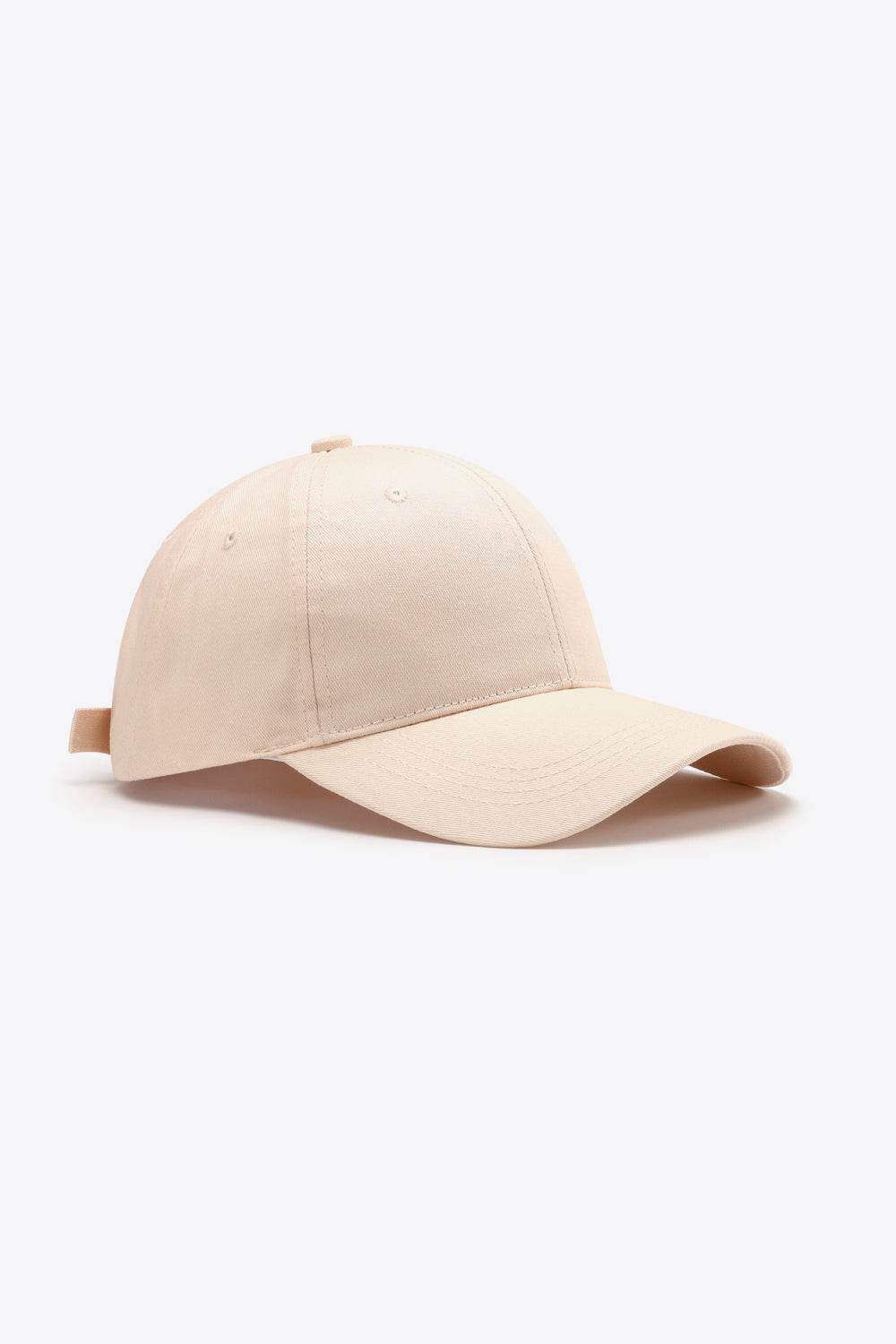 Plain Adjustable Cotton Baseball Cap - Hovatok