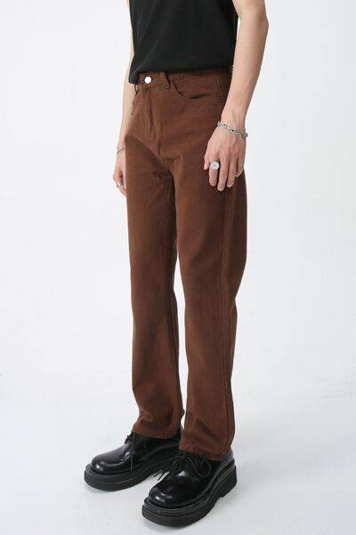 Mid Rise Jeans with Pockets - Hovatok