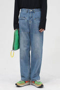 Front Pockets Baggy Jeans - Hovatok
