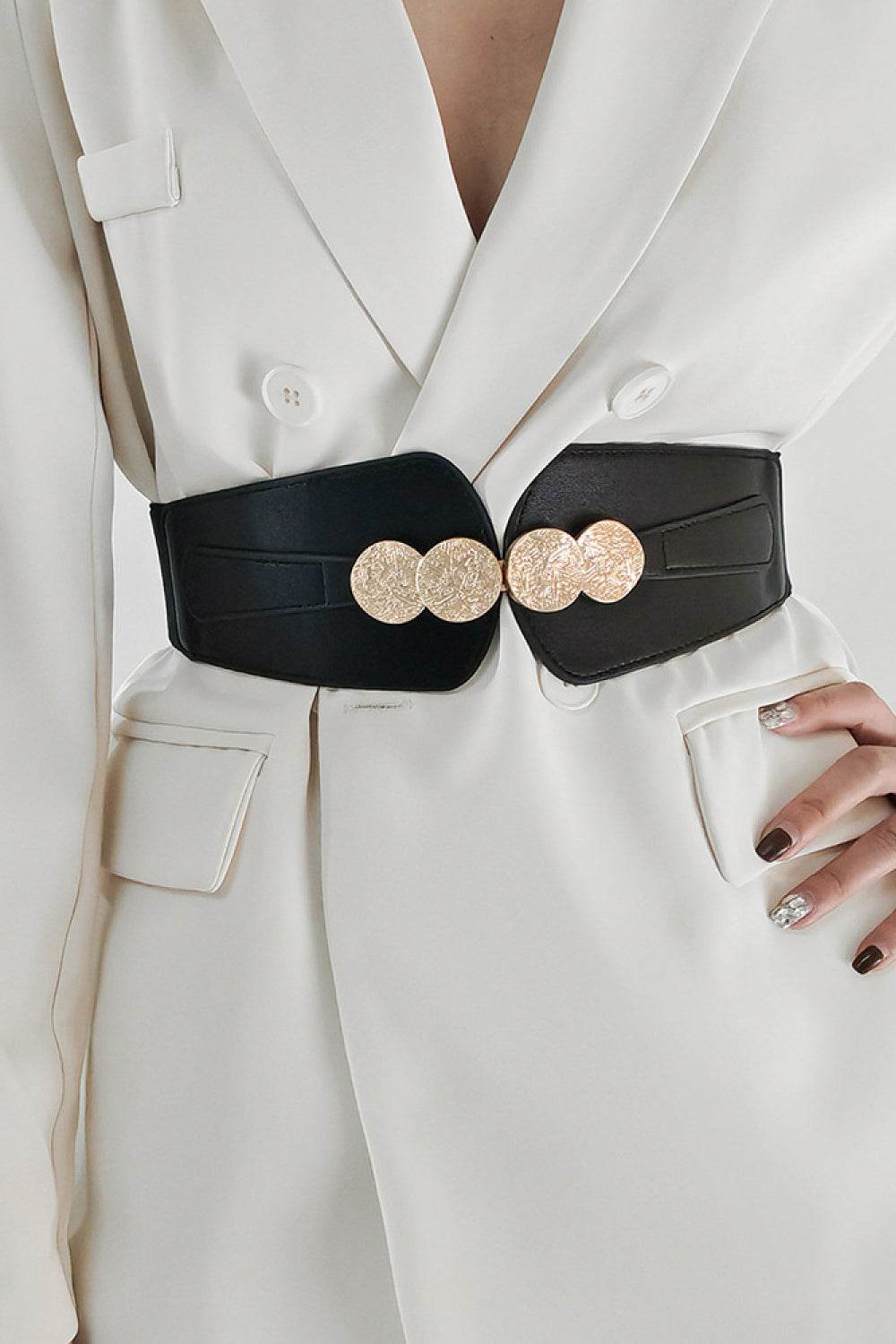 Alloy Buckle Elastic Belt - Hovatok