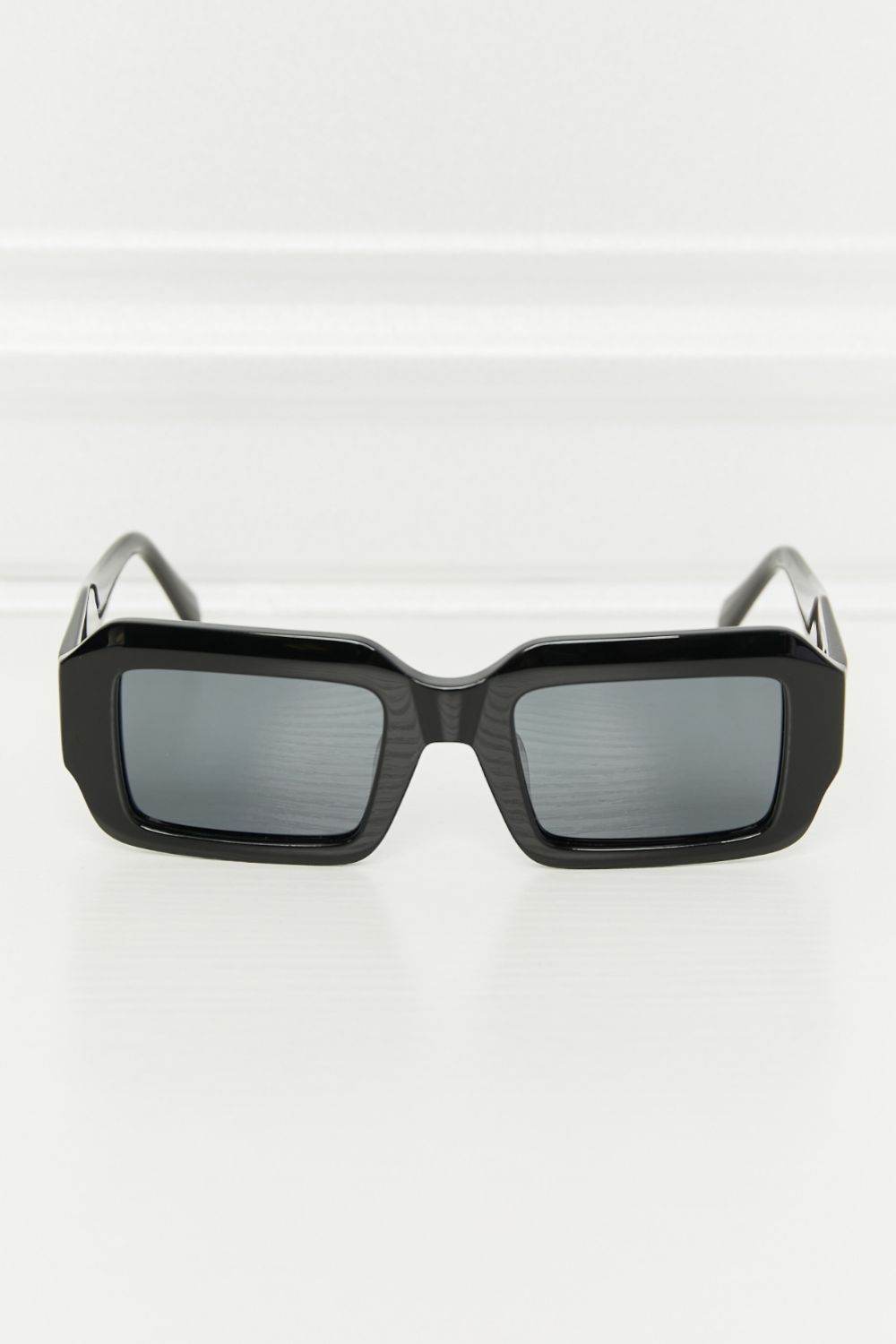 Rectangle TAC Polarization Lens Full Rim Sunglasses - Hovatok