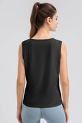 Notched Wide Strap Active Tank - Hovatok