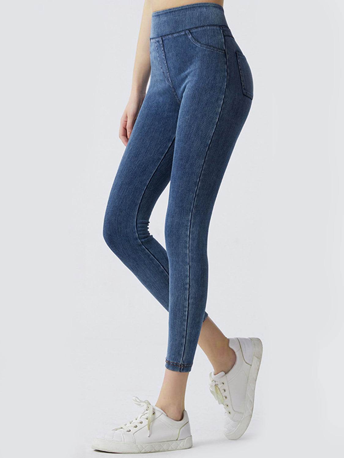 Wide Waistband Sports Leggings - Hovatok