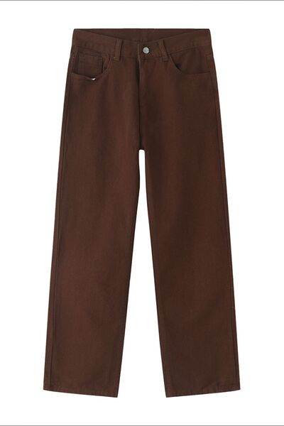 Mid Rise Jeans with Pockets - Hovatok